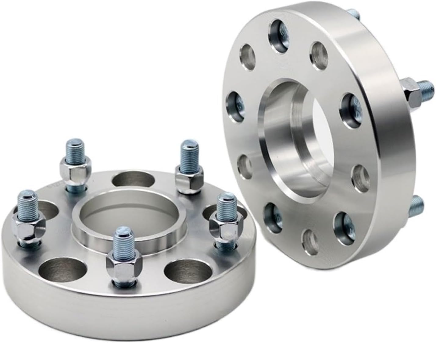 Spurverbreiterung 2 stück 20/25/30/35/40mm PCD 5x115 CB 70,3mm Aluminium Rad Spacer Adapter 5 Lug Für Cadillac M12xP 1,5 Spurverbreiterungen(2pcs 35mm Silver) von Generisch