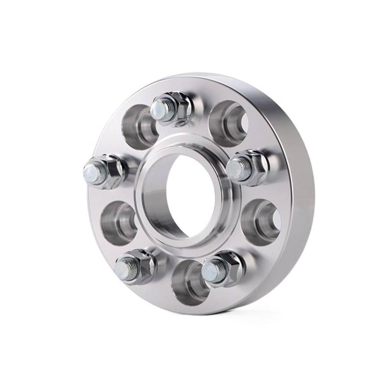 Spurverbreiterung Auto-Radabstandshalter 1 stück PCD 5x114,3 CB 60,1mm Aluminium Auto Rad Spacer Adapter Aluminium für Suzuki SX4(Silber,1PC 30mm) von Generisch