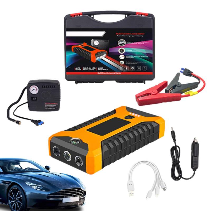 Starthilfe-Akku - Auto Booster, Startleistung | Schnelllade-Autostarter-Booster-Kraftpaket für Wohnmobile, SUVs, LKWs von Generisch