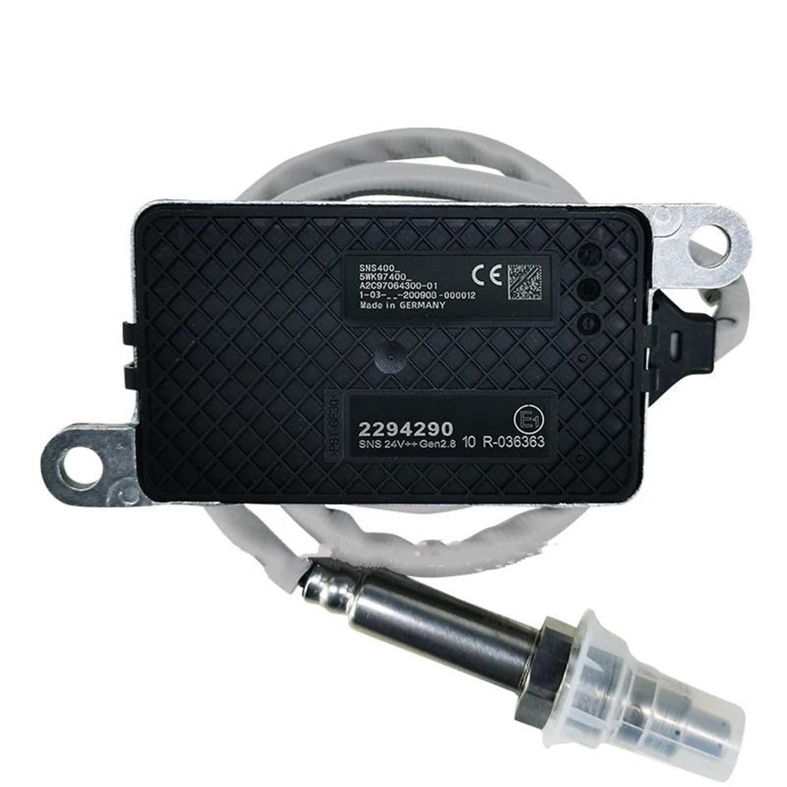 Stickoxidsensor 2294290/2064768/2247380/2296800 5WK9 7400 5WK97400 2294290 Stickstoff Sauerstoff Nox Sensor 24V Für Scania Motor LKW Zubehör Stickoxid-Sensor(5WK97400) von Generisch