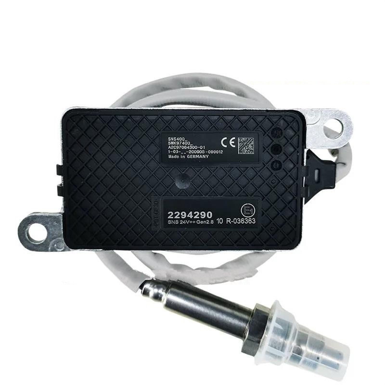 Stickoxidsensor 2294290/2064768/2247380/2296800 5WK97400 Stickstoff Sauerstoff Sensor 24V Nox Sensor Für Scania Motor LKW Zubehör Stickoxid-Sensor(5WK97400) von Generisch