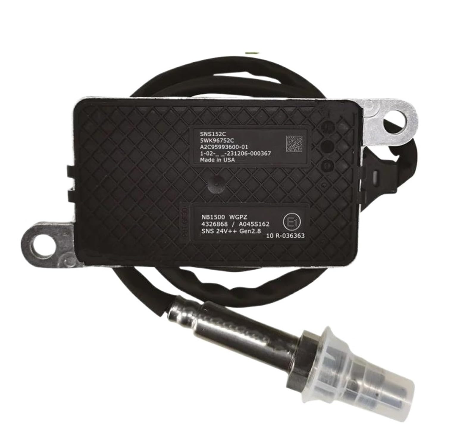 Stickoxidsensor NOX Sensor Stickstoff Sauerstoff Sensor 4326868 5WK9675 2C 4326472 Für Cummins Motor LKW Ersatzteile Stickoxid-Sensor von Generisch