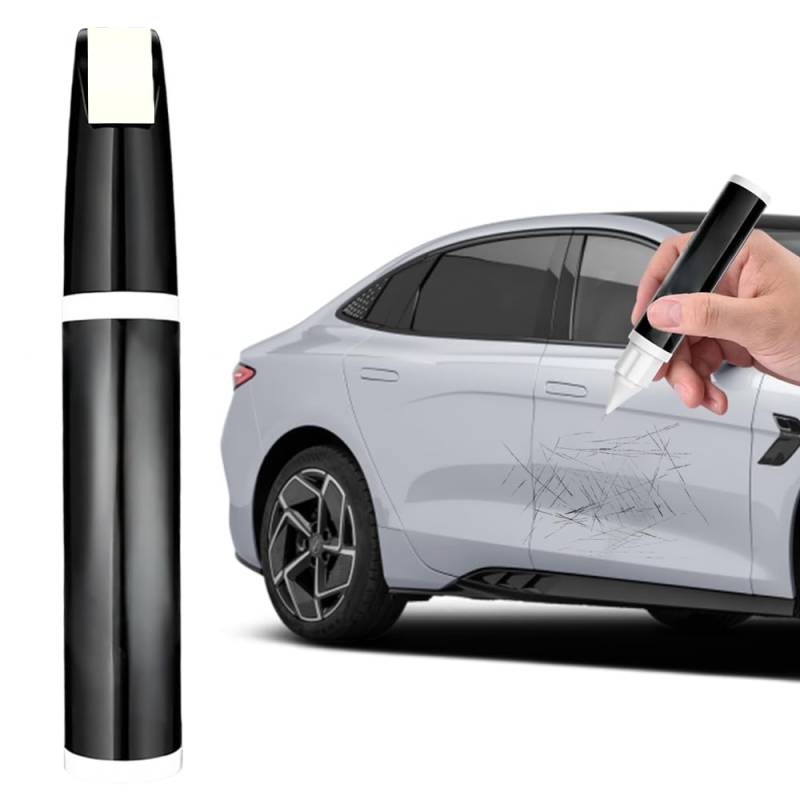 Stift zur Reparatur von Autokratzern, 2024 Neuestes 1 Stück Auto Lackstift Lackreparaturstift Auto Kratzerentferner Autolack Stift, Auto Lackstift für die Reparatur von Kratzern im Auto (Perlweiß) von Generisch