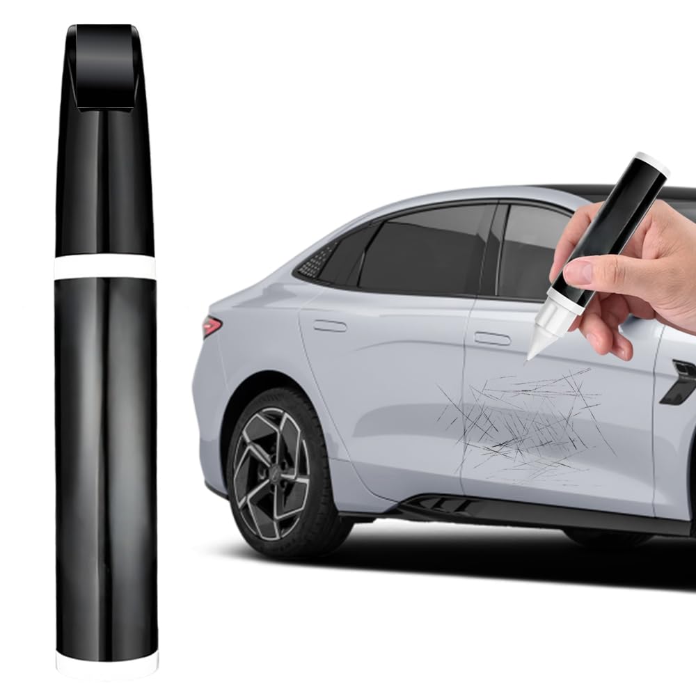 Stift zur Reparatur von Autokratzern, 2024 Neuestes 1 Stück Auto Lackstift Lackreparaturstift Auto Kratzerentferner Autolack Stift, Auto Lackstift für die Reparatur von Kratzern im Auto (Schwarz) von Generisch