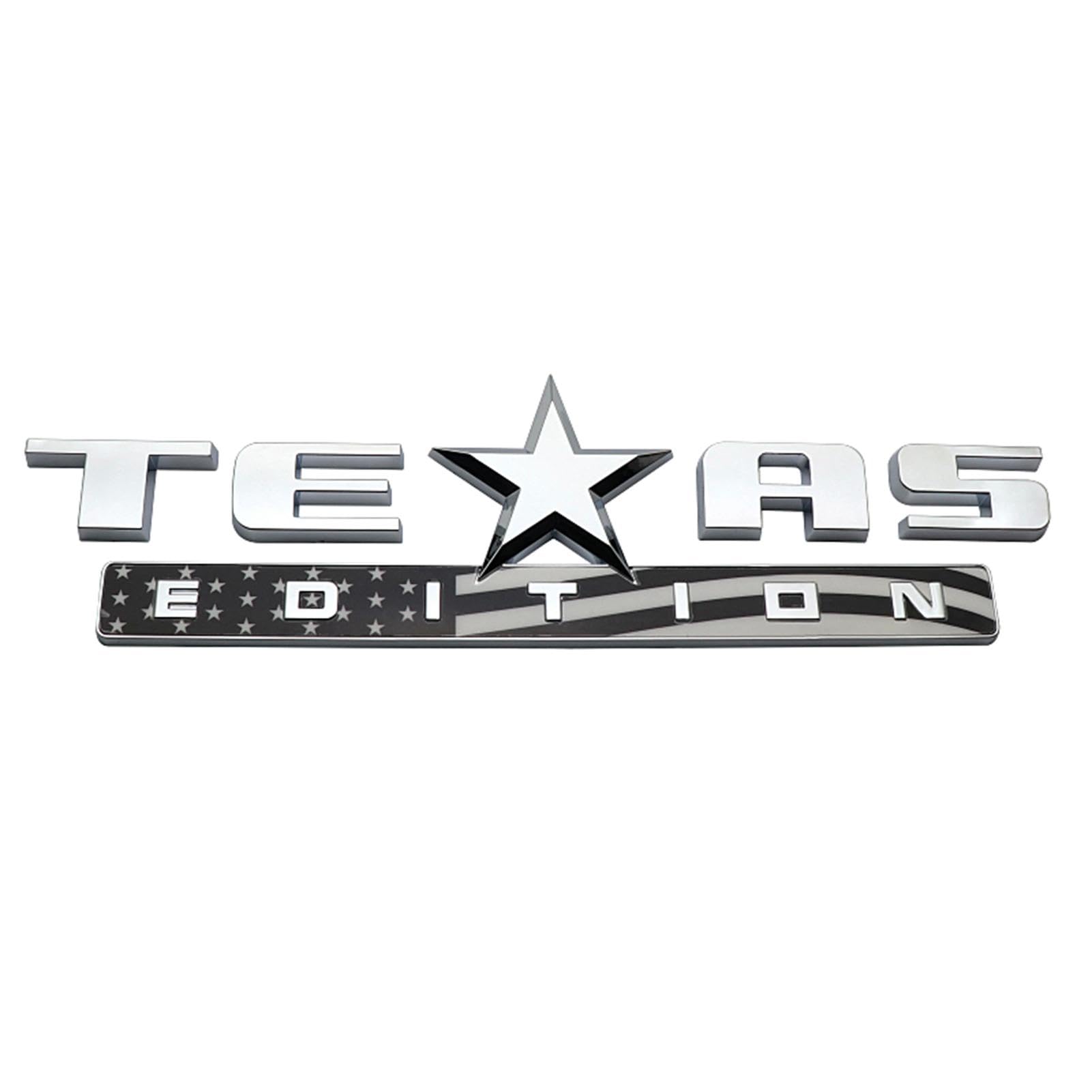 Texas Edition Auto-Aufkleber, ABS- -Aufkleber, Texas-Edition, Emblem-Abzeichen, einzigartige und stilvolle Auto-Aufkleber für Tür, LKW, Heck von Generisch