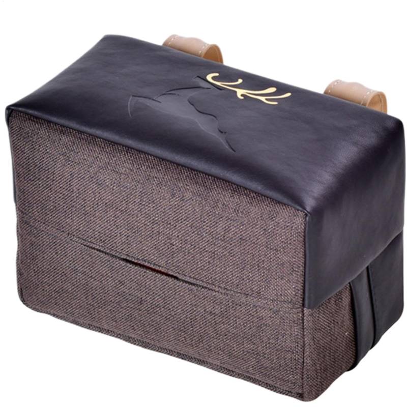 Tissue Storage Box für Auto, Auto Sonnenvisier Gewebehalter, Papierhandtuchhalter für Autositz zurück, Dekorative Auto Visergewebe -Organisator für Reisen, Roadtrip von Generisch