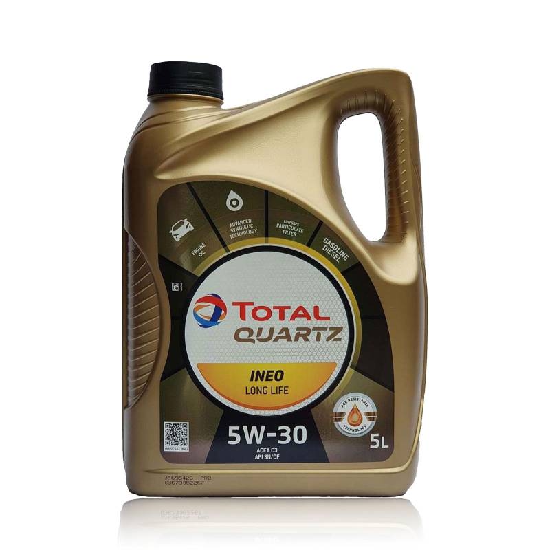 Total Quartz Ineo Longlife 5W-30 Motoröl| passend für | VW 504 00 | VW507 00 | MB 229.51 | BMW LONGLIFE-04 | PORSCHE C30 | 5 Liter | Motorenöl | von Generisch