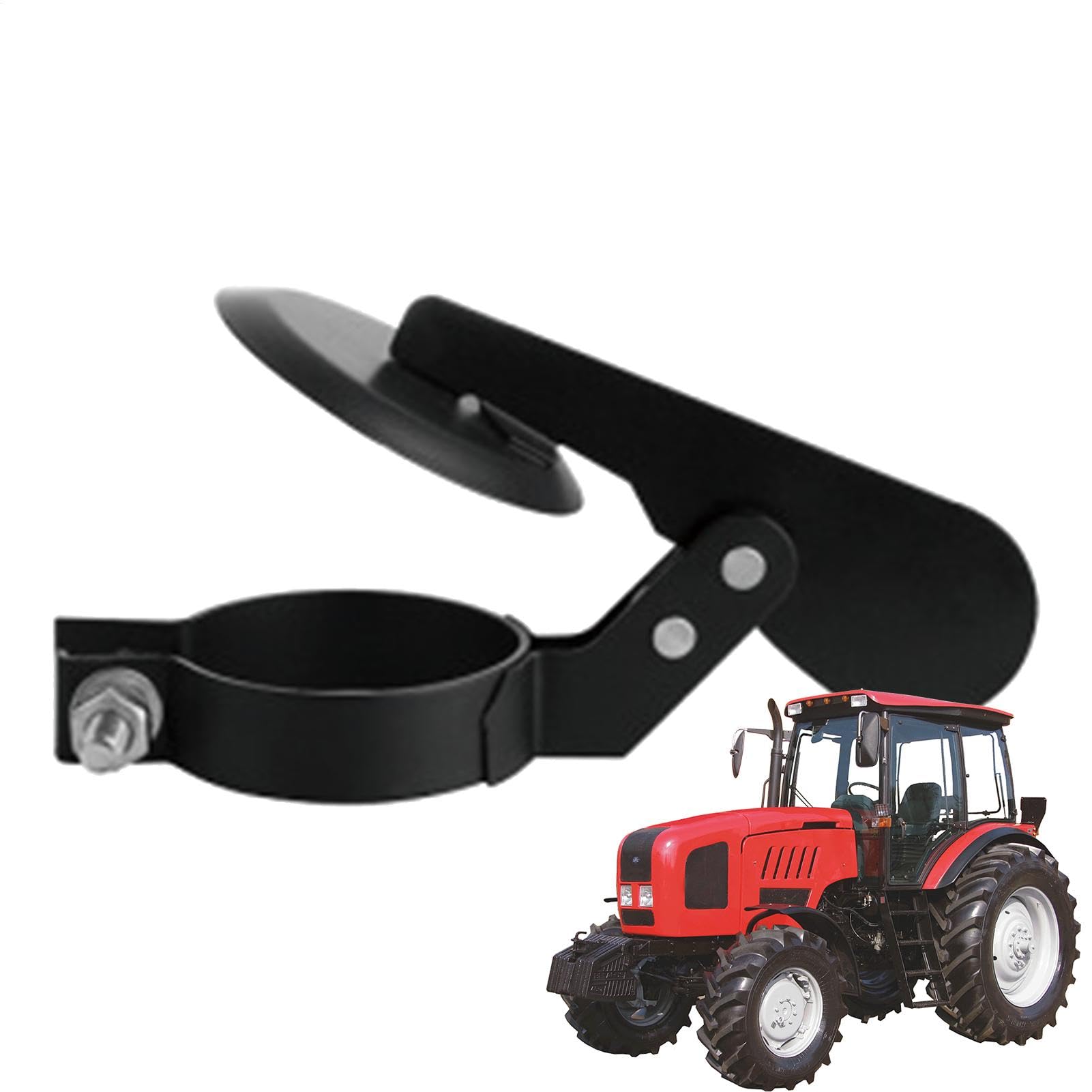 Traktor-Auspuff-Flapper - Regenschild aus Kohlenstoffstahl, korrosionsbeständige Auspuffabdeckung | Mehrzweckauspuff aus rostigem Regen, wasserdichtes Wetterschild Traktor-Auspuff-Flapper - Regenschild aus Kohlenstoffstahl, korrosionsbeständige Auspuffabdeckung | Mehrzweckauspuff aus rostigem Regen, wasserdichtes Wetterschild von Generisch