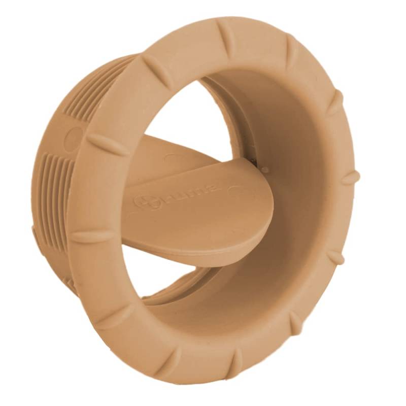 Truma Warmluftverteiler mit Verschlussklappe in Beige - Luftausstömer für Luftschläuche/Rohre mit 65 mm Durchmesser - Hitzebeständiger Kunststoff - Top Qualität vom Erstausrüster von Generisch