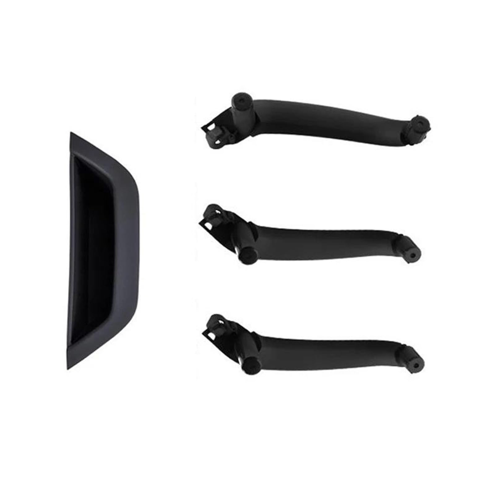 Türgriff Für X3 X4 F25 F26 2010-2016 Innen Auto Innentür Griff Abdeckung Panel Ersatz Türgriff Innen(Black 4pc Set) von Generisch