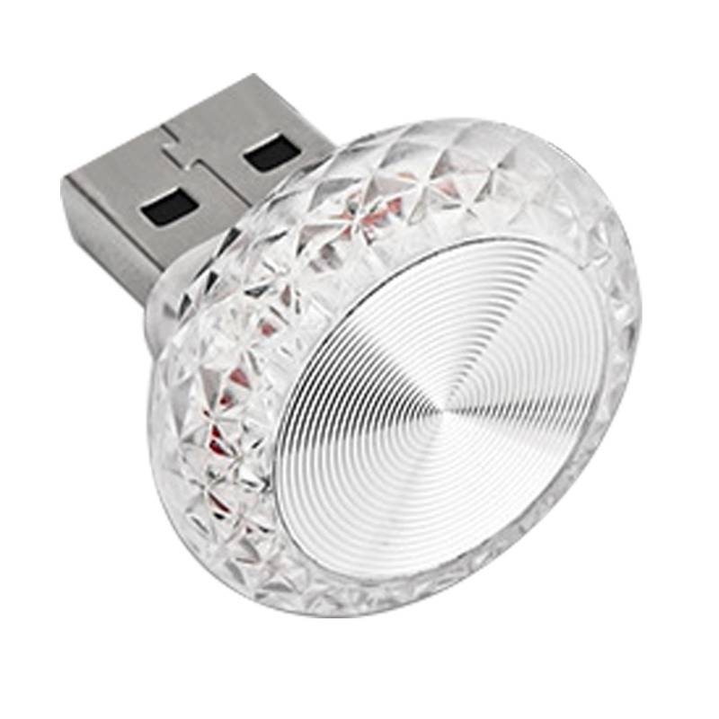 USB-LED-Auto-Innenatmosphären-Lampe – Modifikation der Auto-Atmosphäre, USB-LED- , bunte Dekoration, Auto-Innenatmosphäre, Innen-Nachtlampe von Generisch