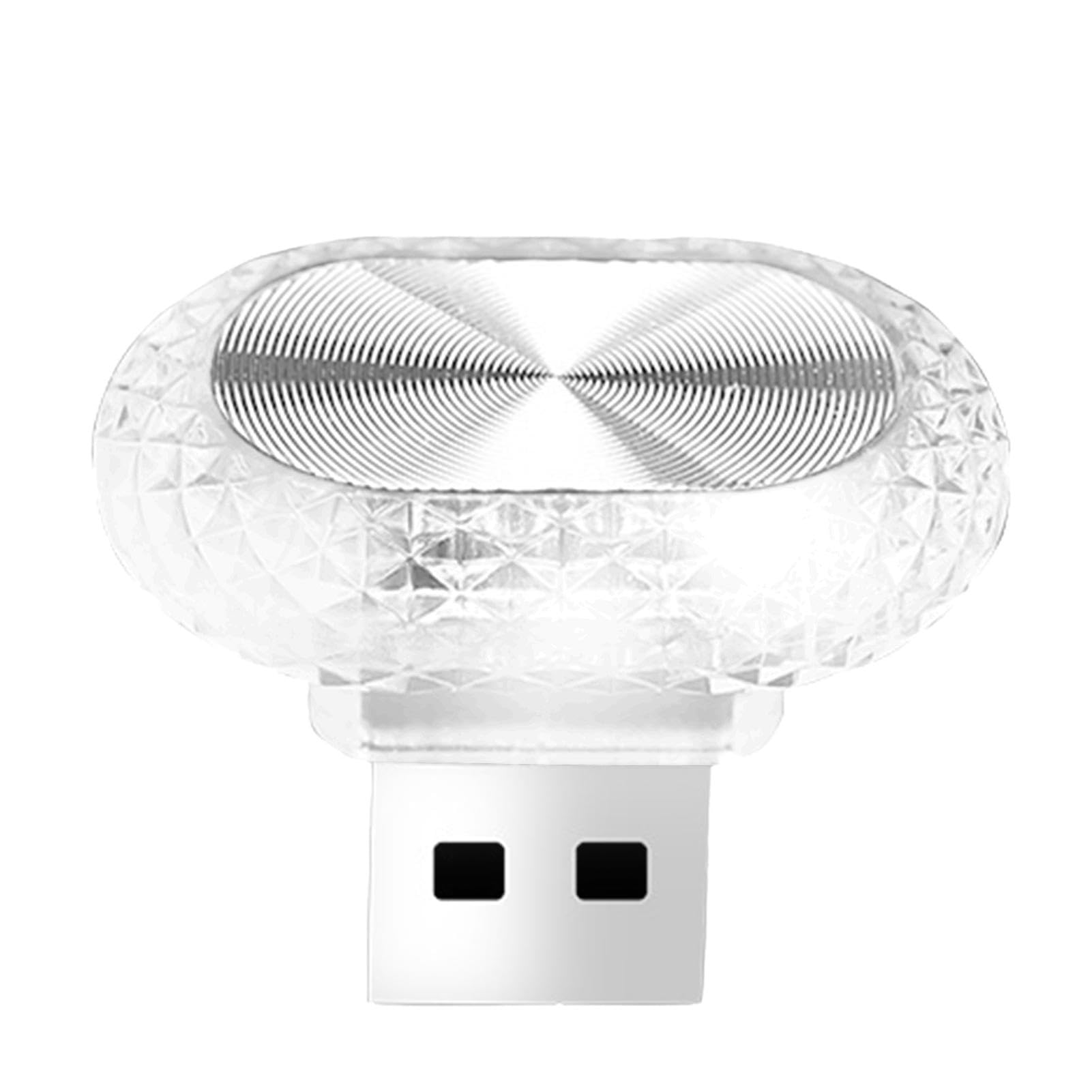 USB LED Auto | Oval LED Auto Innenleuchten | Auto Ambientebeleuchtung | Kabelloses LED Auto Nachtlicht | Einstellbar für Hausdach, Computer, Auto von Generisch