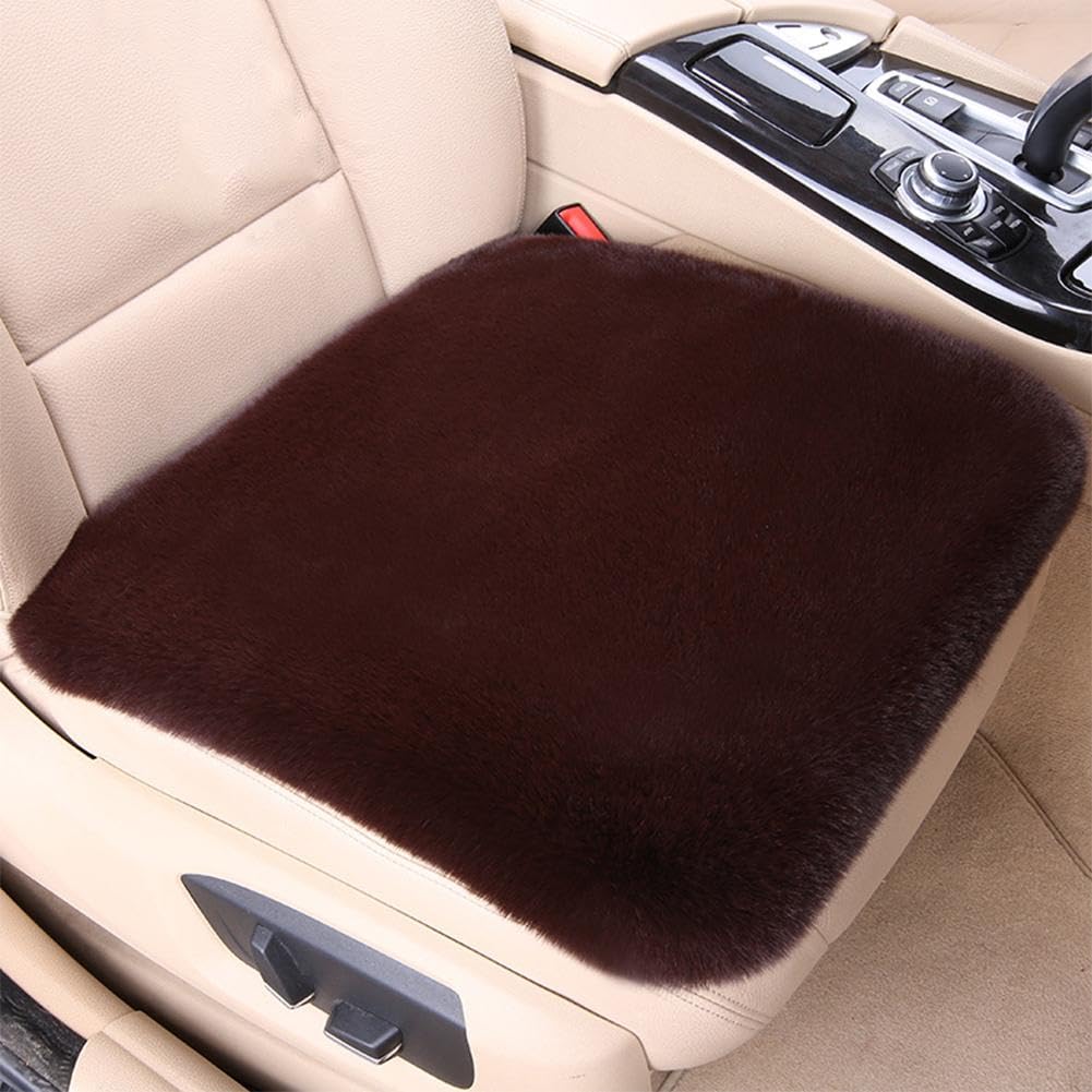 Universal Winter Warm Auto Sitzbezug Kissen Rutschschutz Kissen Sitz Sitz Auto I9W5 Pad Auto Atmungsaktive Abdeckung Vorne von Generisch