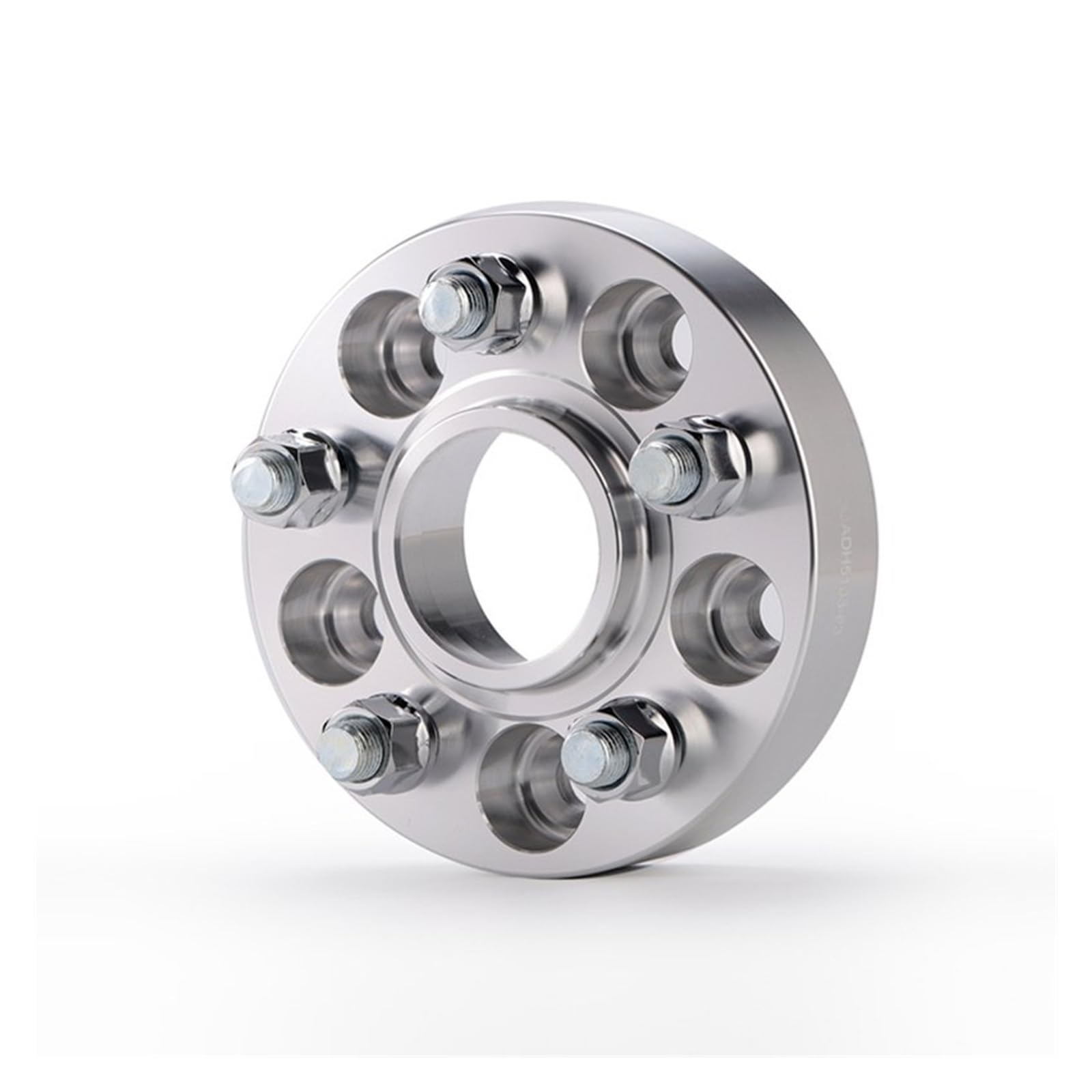 Universelle Felgenabstandshalter 1 stück PCD 5x112 CB 66,6mm Spurverbreiterung Adapter für Mercedes für Benz Geschmiedet Aluminium Legierung(1PC 25mm Spacer Silver) von Generisch