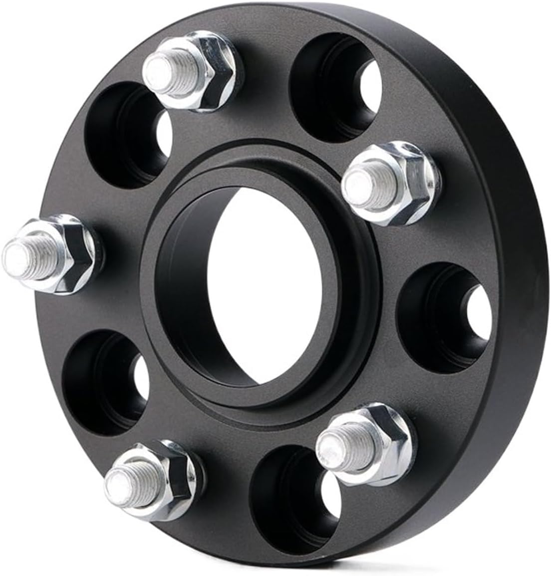 Universelle Felgenabstandshalter 1 stück PCD 5x114,3 CB 60,1mm Spurverbreiterung Adapter 15/20/25/30/35mm Für Toyota Für Camry Für RAV4 Spurverbreiterungen(1pc 15mm Black) von Generisch