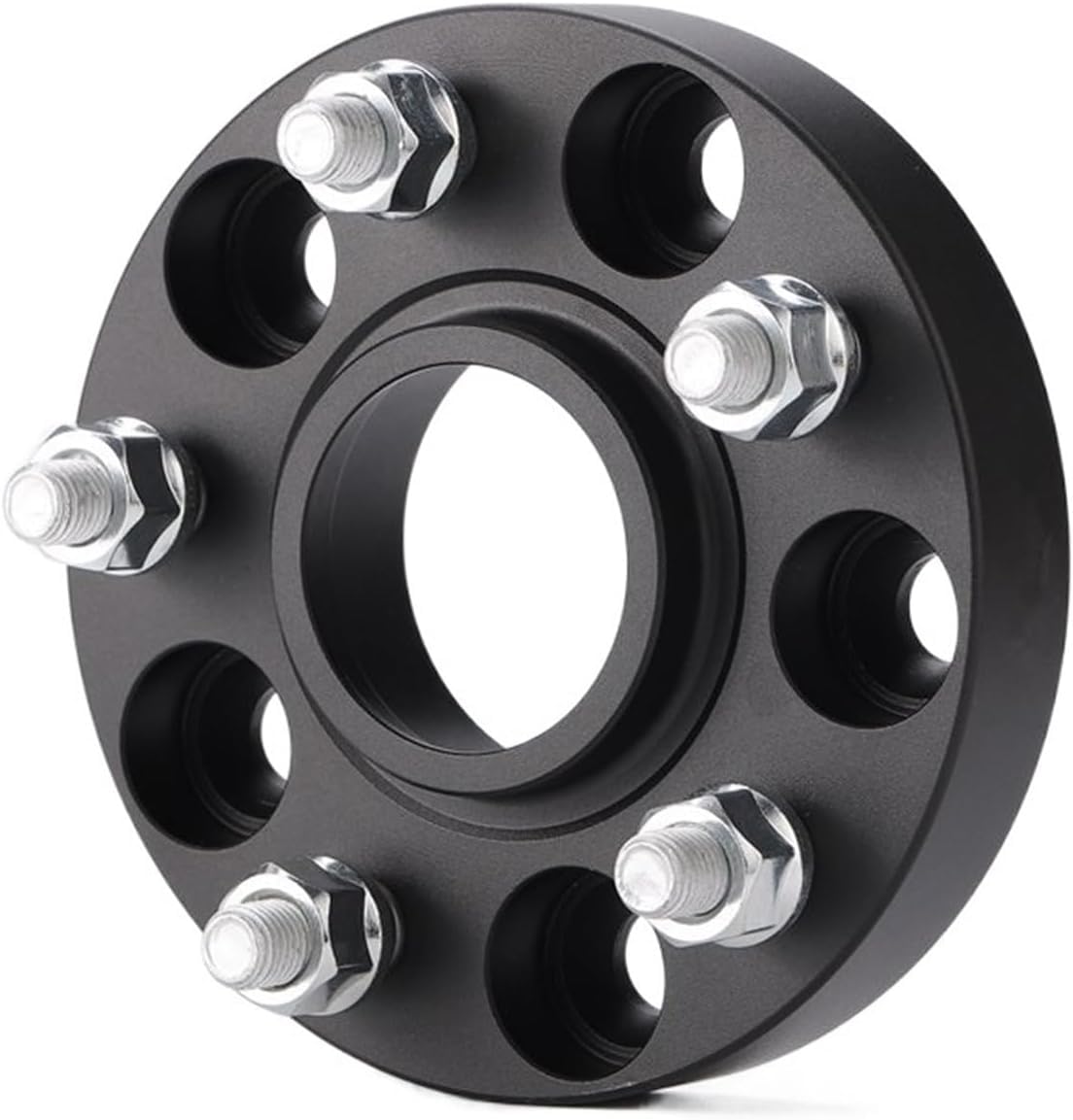 Universelle Felgenabstandshalter 1 stück PCD 5x114,3 CB 60,1mm Spurverbreiterung Adapter 15/20/25/30/35mm Für Toyota Für Camry Für RAV4 Spurverbreiterungen(1pc 20mm Black) von Generisch