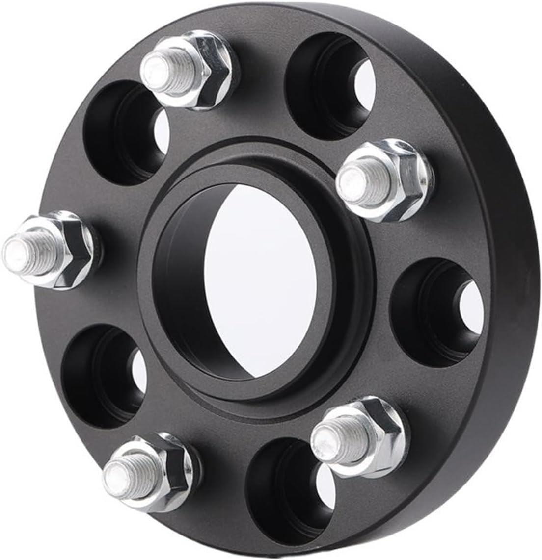 Universelle Felgenabstandshalter 1 stück PCD 5x114,3 CB 60,1mm Spurverbreiterung Adapter 15/20/25/30/35mm Für Toyota Für Camry Für RAV4 Spurverbreiterungen(1pc 35mm Black) von Generisch