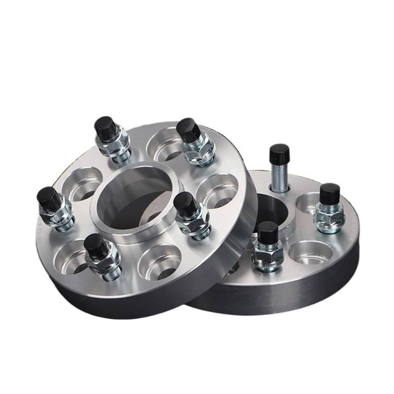 Universelle Felgenabstandshalter 15/20/25/30/40mm PCD 5x115 CB 71,6mm Spurverbreiterung Adapter für Chrysler 300 300C 300M Concorde für LHS M12xP1.5 Oder M14xP1.5(2PCS 40mm M14xP1.5) von Generisch