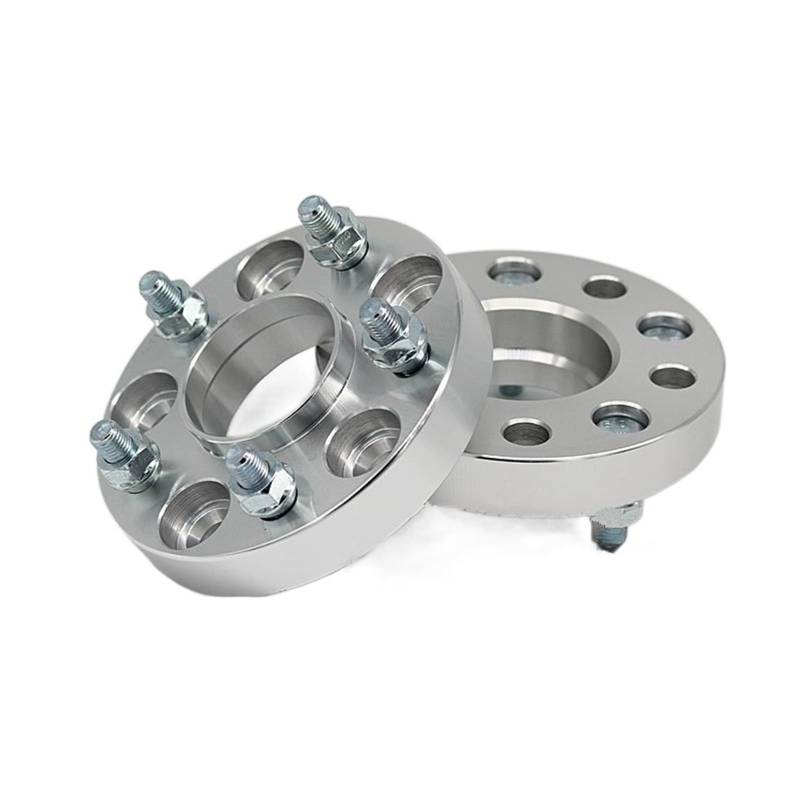 Universelle Felgenabstandshalter 2 stück 15/20/25/30mm 5x10 0 56,1mm Spurverbreiterungen Adapter 5 Lug für Toyota 86(30mm Silver Spacers) von Generisch