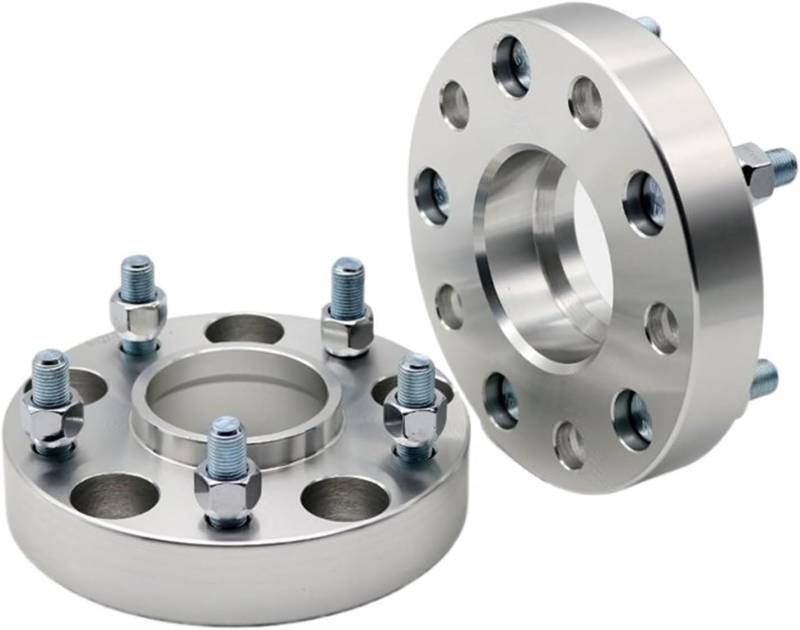 Universelle Felgenabstandshalter 2 stück PCD 5x114,3 CB 70,1mm Spurverbreiterungen Adapter 5 Lugs Für S2000 15/20/25/30/40/45/50mm M12XP1.5 Spurverbreiterungen(2pcs 40mm Silvers) von Generisch