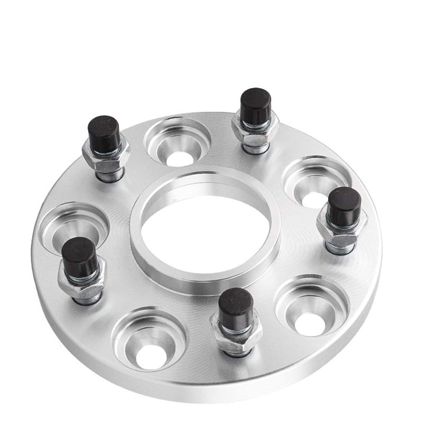 Universelle Felgenabstandshalter Aluminium-Rad-Modifikation, verbreiterter Adapter, PCD 5x114,3, CB 64,1 mm, Spurverbreiterung 5x4,5 für Odyssey, für Civic XRV, für CRV(Silber,1PCS 35mm) von Generisch