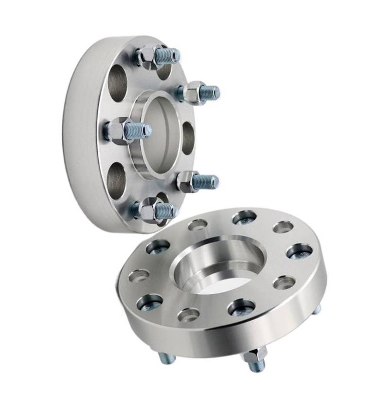 Universelle Felgenabstandshalter Spurverbreiterung für VW für Amarok 2 Stück 25/30/35/40/45mm PCD 5x120 CB 70,3 oder 65,1mm Spurverbreiterung Adapter M14xP1.5(2PCS 5-120 65.1 25mm) von Generisch