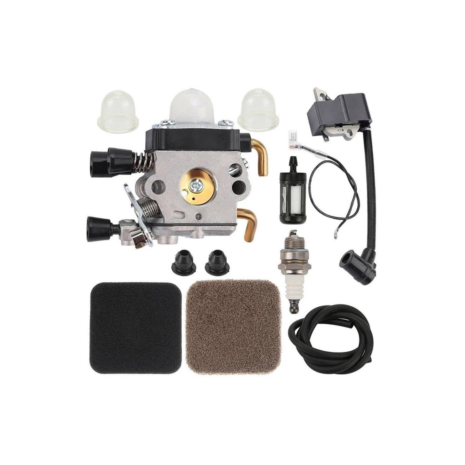 Vergaser, Vergaser Für Stihl FS75 FS80 FS80R FS85 HS80 HS85 HS75 KM85 FC85 FC75 HL75 HT70 HT75 Kantenschneider Vergaser Kit 4137 120 0614 von Generisch