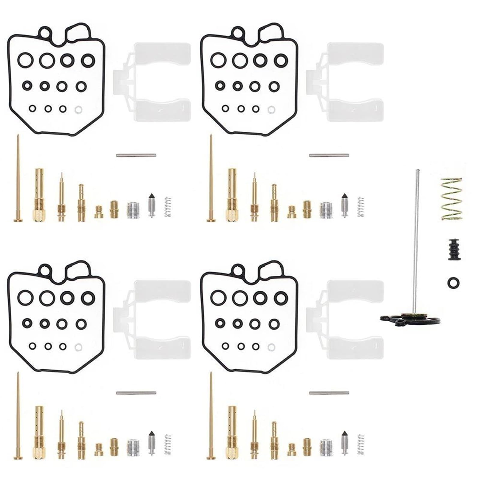Vergaser-Austauschkits 4 Pcs Motorrad Vergaser Reparatur Kits Rebuild Kits Für CB650 CB650 C CB650SC-UNS 1981-1982 Motorrad Teile von Generisch