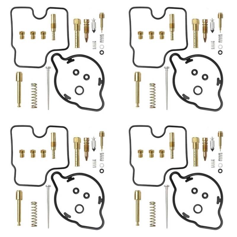 Vergaser-Austauschkits 4Sets Motorrad Vergaser Carb Rebuild Reparatur Kit Für CBR600F3 1995 1996 1997 1998 Motorrad Ersatz Teile von Generisch