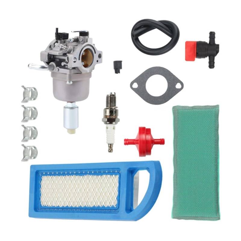 Vergaser für Rasenmäher Für Briggs Stratton 14,5-21HP 796109 591731 594593 Carb Für Motor Ausrüstung Metall Vergaser Luftfilter Für Zündkerze Set von Generisch