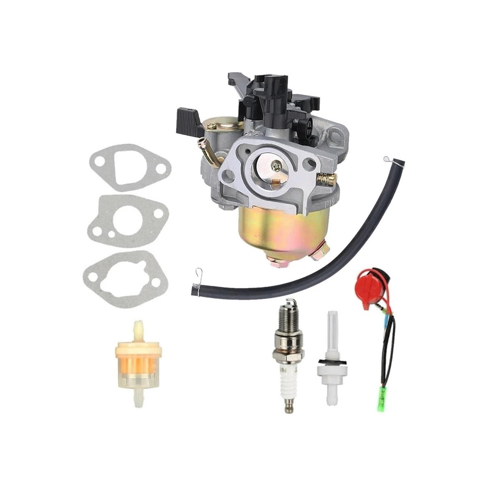 Vergaser für Unkrautvernichter Für Gx120 GX140 Gx160 GX168 GX180 Gx200 5,5-6,5 HP Generatoren 168 Für Motor Motor Vergaser Trimmer Kits 16211-ZE1-000 von Generisch