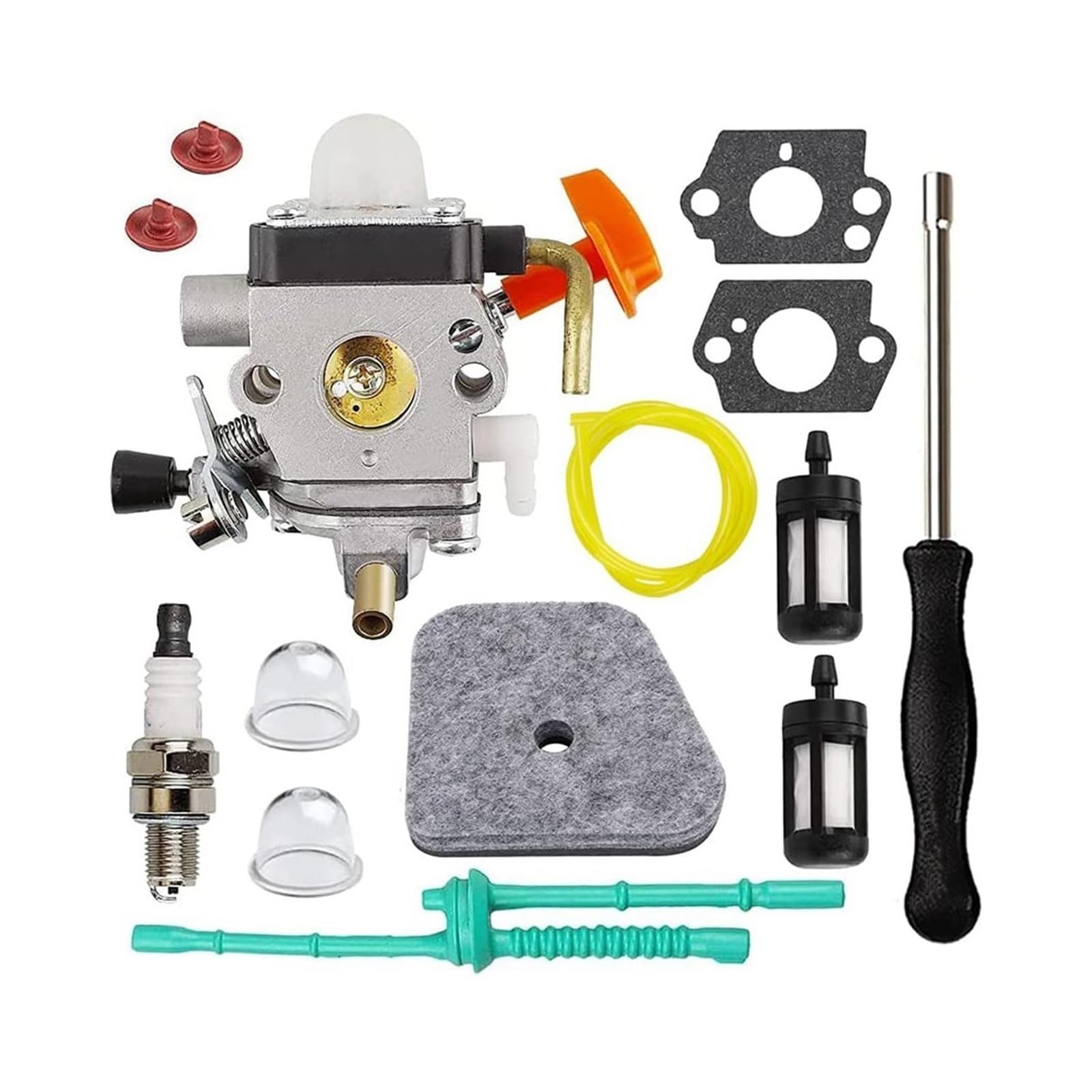 Vergaser für Unkrautvernichter Für STIHL FS90 FS110 HT101 FS130 = FS100 KM110R KM130 HL100 HT100 FS130R FS87 FS100R HL90 Carb Trimmer Vergaser Kit von Generisch