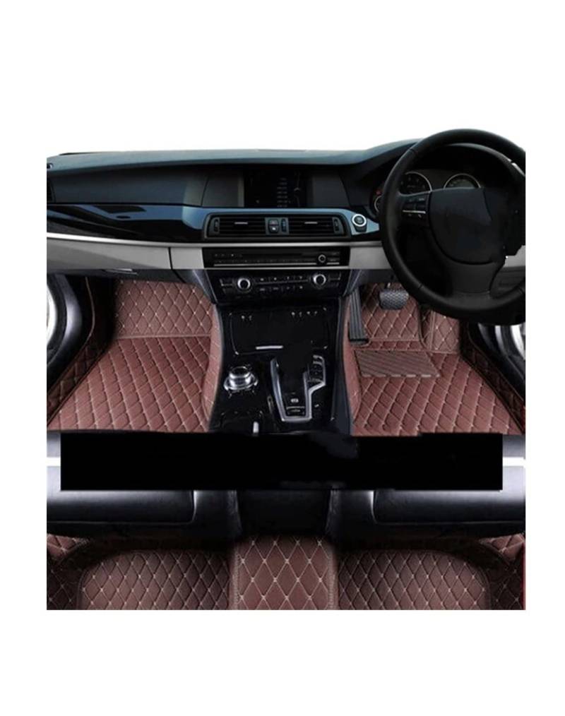 Wasserdichter, Rutschfester Lederteppich Automatte, Auto-Fußmatten für Mitsubishi für Pajero 2008-2011(RHD 10) von Generisch