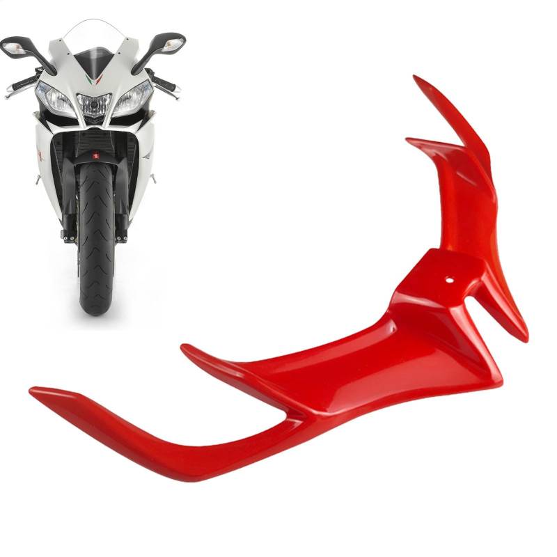 Windflügel-Motorrad – Motorrad-Spoiler, Fester Windflügel, Modifizierte Schnabelverkleidung | Verkleidung Aerodynamische Motorradverkleidung Winglets, Windspoiler Motorrad Aero Zubehör Für Roller, Mot von Generisch