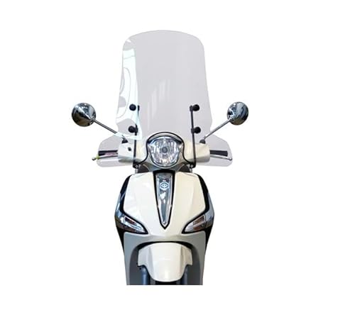 Windschutzscheibe Fabbri für Piaggio Liberty Iget 50-125-150 ABS (2015-2022) hoch von Generisch