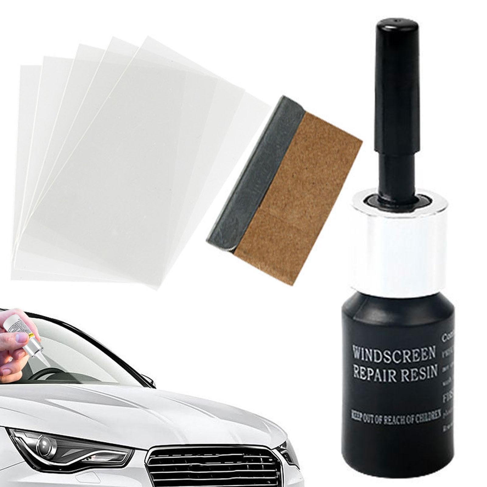 Windschutzscheibe Reparaturset,Auto Windshield Repair Kit,Glas Reparatur Set,Reparatur Von Windschutzscheiben,Nano-Reparaturflüssigkeit Für Autoglas,Quick-Fix-Reparaturset Für Fenstersplitter von Generisch