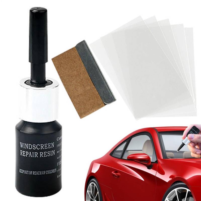 Windschutzscheiben Reparaturharz,Steinschlag Reparaturset Windschutzscheibe,Windschutzscheiben Reparaturflüssigkeit,Kfz Chips,Risse,Glasreparatur,Nano Reparatur Füllerflüssigkeit Für Autoglas von Generisch