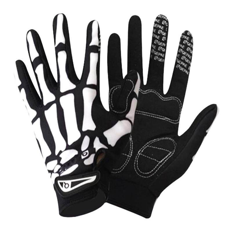 Winter Gloves, Non-Slip Silicone Gel Touchscreen Windproof Running Gloves, Thermal Soft Warm Lining Cycling Gloves for Arbeitshandschuhe Shock-Absorbing Fahrradbekleidung Mountain Thermohandschuhe von Generisch