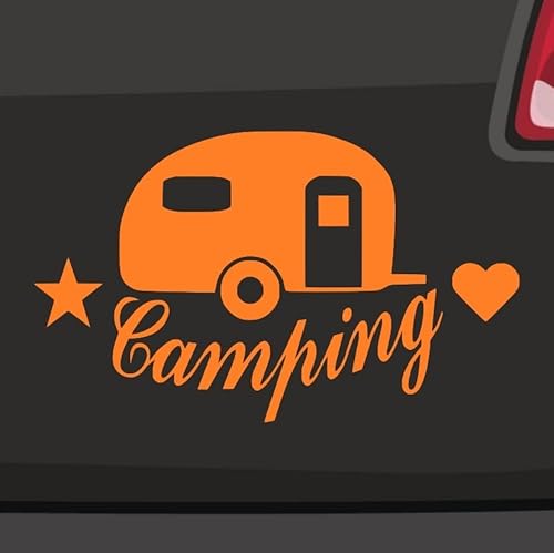 Wohnwagen Aufkleber -6 Größen 21 Farben- Camping Natur Freizeit Urlaub Erholung von generisch