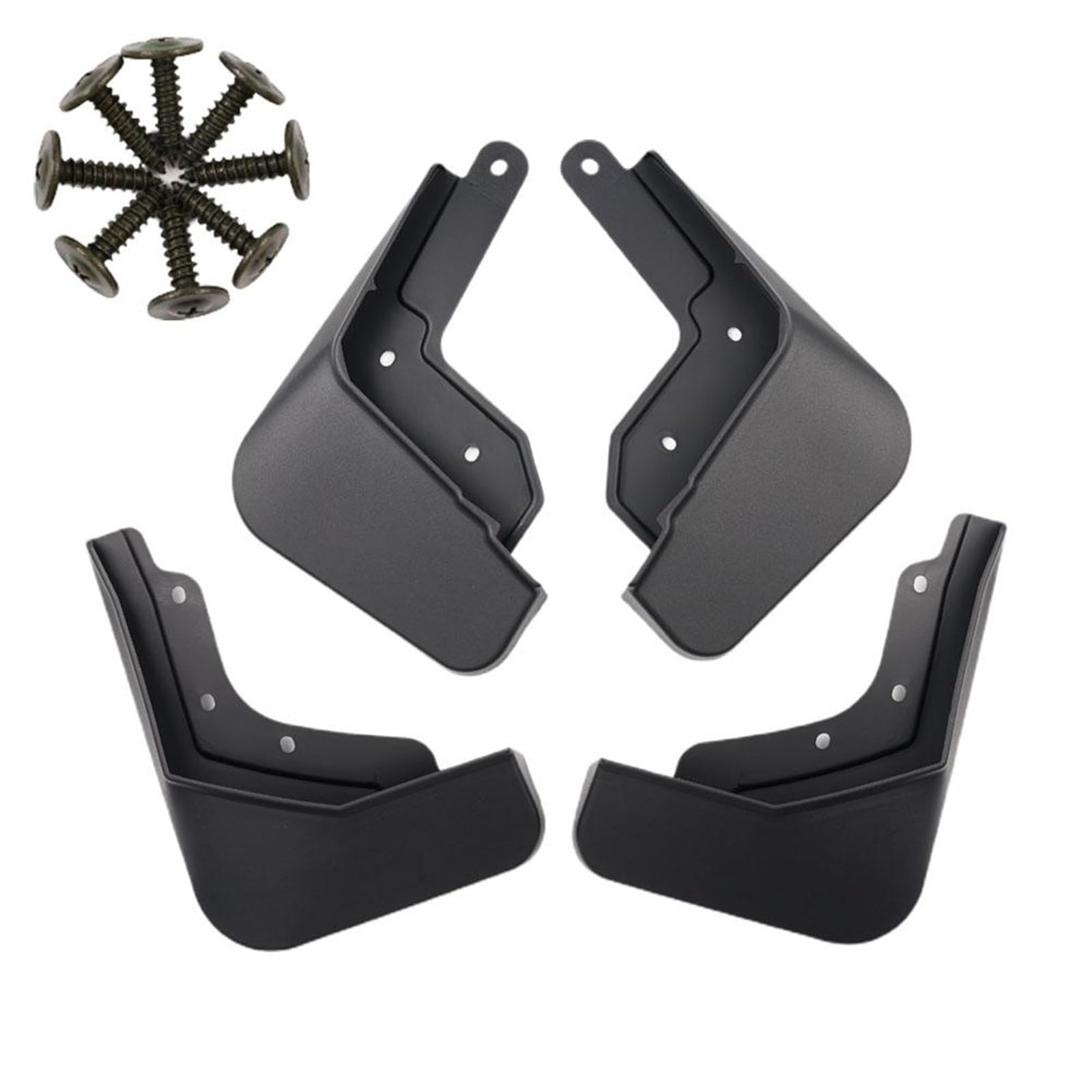 auto kotflügel Splash Schmutzfänger für Polestar 2 2021-2023 Kotflügel Schlamm Flaps Splash Guards Vorne Hinten Räder kotflügel Auto Zubehör 4P C3U9 von Generisch