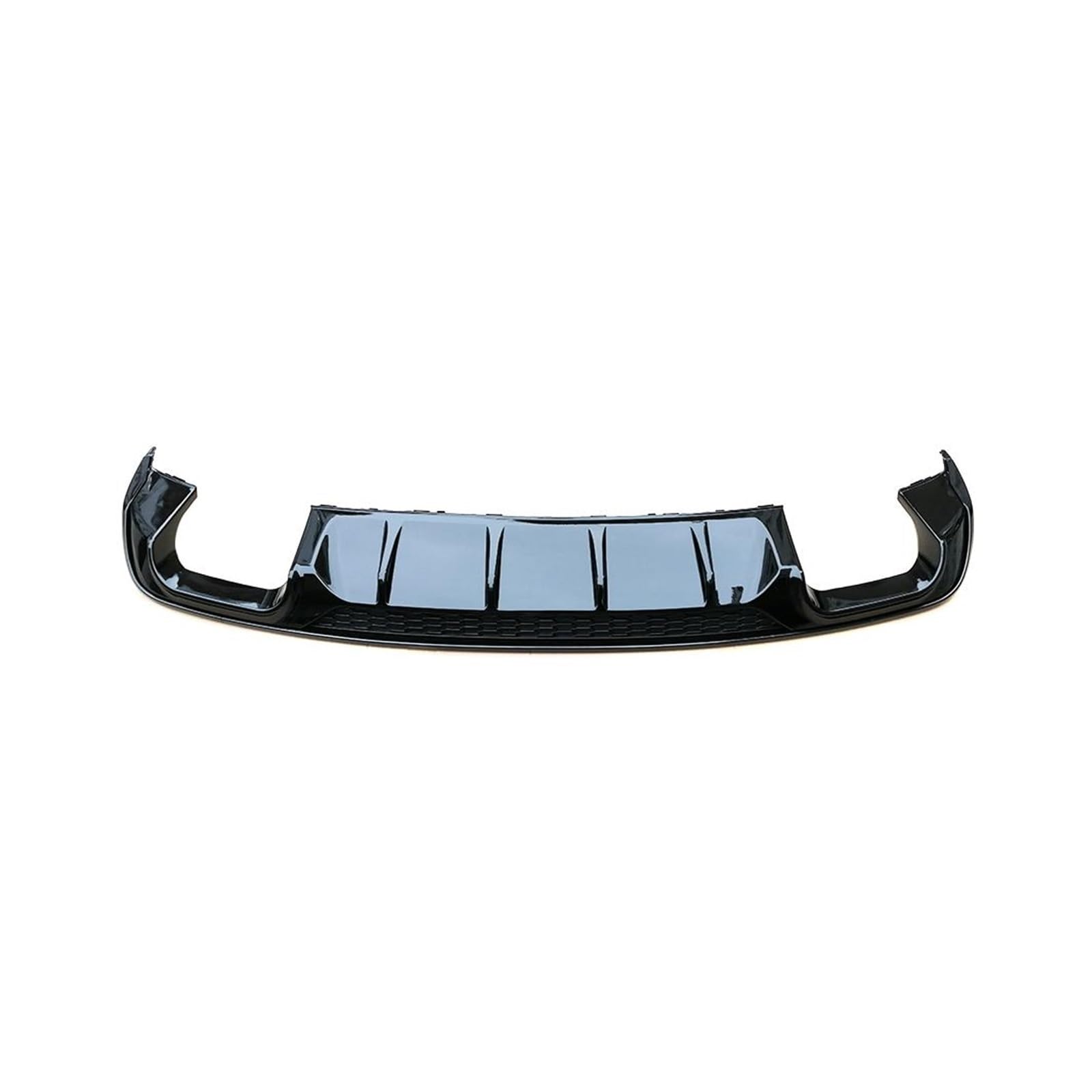 auto seite spoiler A3 S3 für Limousine für Standard 4 Türer 2017 2018 2019 Auto Heckstoßstangendiffusor Heckdiffusor Lippenspoiler(Schwarz) von Generisch