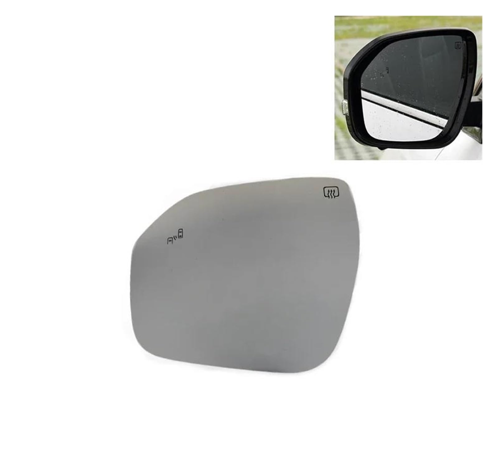 beheizbar Ersatzspiegelglas Für Changan CS95 2017-2021 Auto Seitenspiegel Linse Rückspiegel Reflektierende Linsen Glas mit Heizung Blind Spot Außenspiegel Glas(A Pair) von Generisch