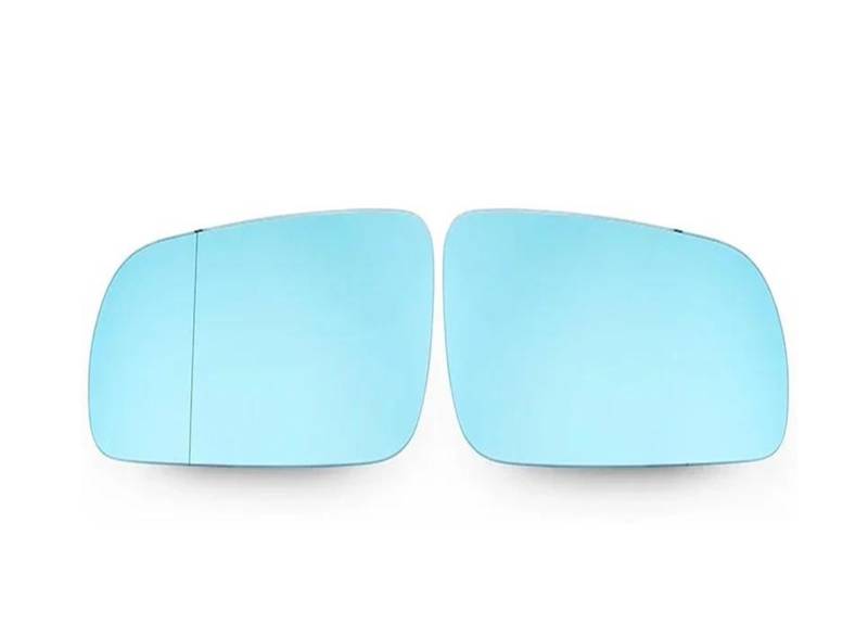 beheizbar Ersatzspiegelglas Für VW Für Bora 2001-2008 Ersatz Auto Seite Spiegel Linsen Rückspiegel Blau Glas Objektiv Beheizte Außenspiegel Glas(A Pair) von Generisch