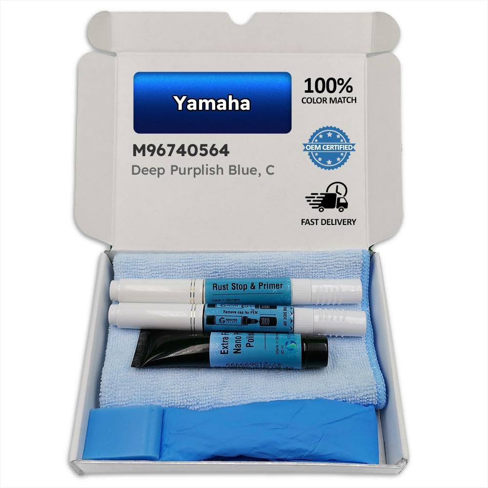 Genuine Colors Lackstift DEEP Purplish Blue C N0564 M96740564 für Yamaha Blau von Genuine Colors