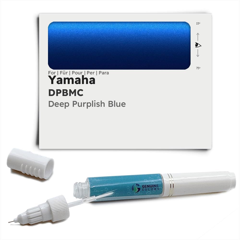 Genuine Colors Lackstift DEEP Purplish Blue DPBMC für Yamaha Blau von Genuine Colors