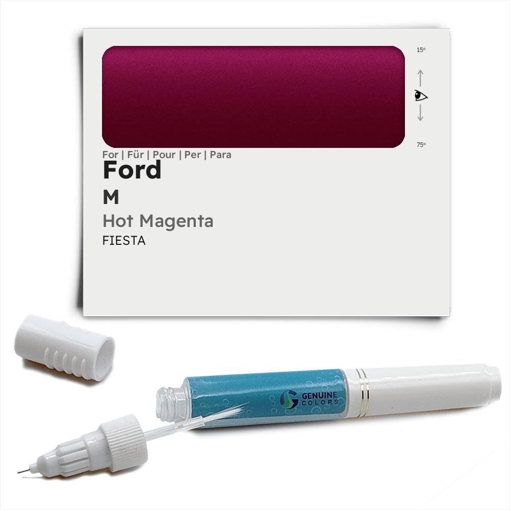 Genuine Colors Lackstift HOT MAGENTA M für Ford Rot FIESTA von Genuine Colors