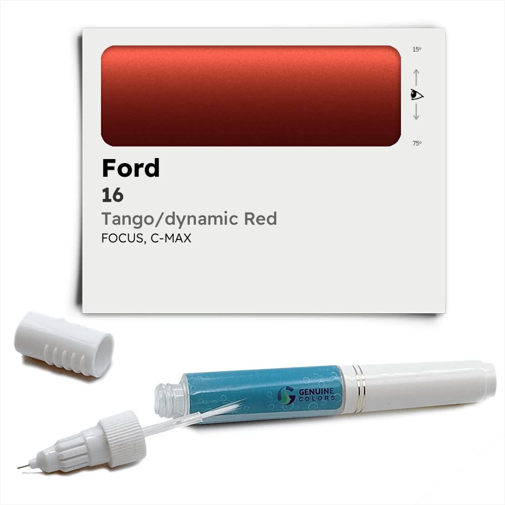 Genuine Colors Lackstift TANGO/DYNAMIC RED 16 Kompatibel/Ersatz für Ford Rot von Genuine Colors