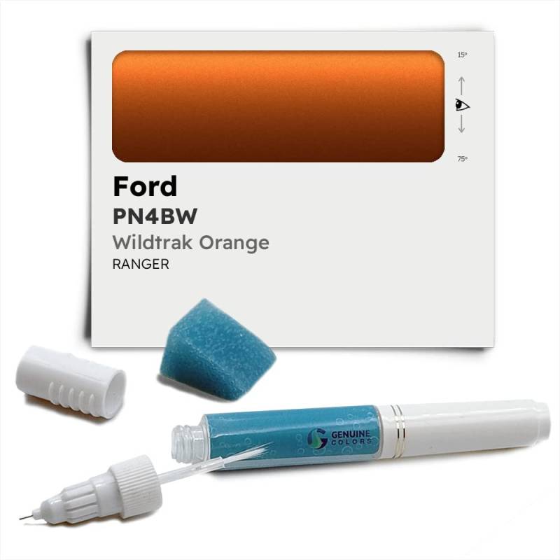 Genuine Colors Lackstift WILDTRAK ORANGE PN4BW Kompatibel/Ersatz für Ford Orange von Genuine Colors