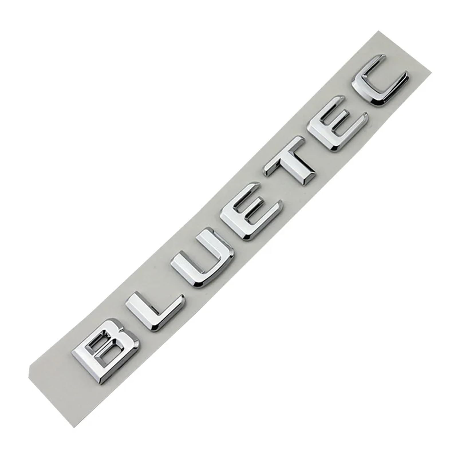 GerRit yzw6688 3D-ABS-Chrom-Buchstaben for Auto-Heckkoffer-Abzeichen, kompatibel mit ML 350 BLUETEC Emblem W166 C180 E200 S350 GLK250 C220 Zubehör (Color : Chrome 17-23) von GerRit