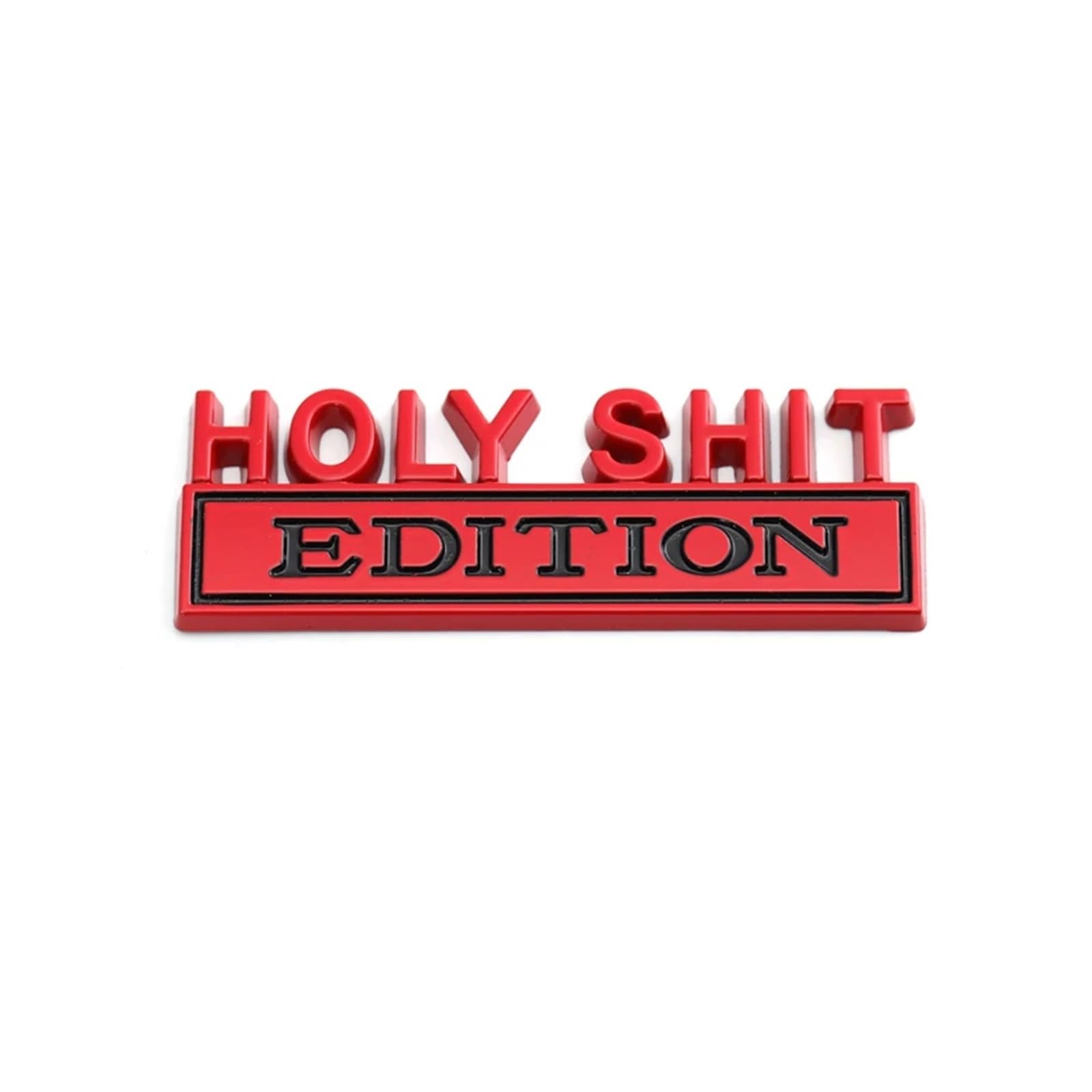 yzw6688 Holy Shit Edition Autoaufkleber, Abzeichen, Aufkleber, Metall-Emblem (Color : Holy Shit Sticker-02) von GerRit